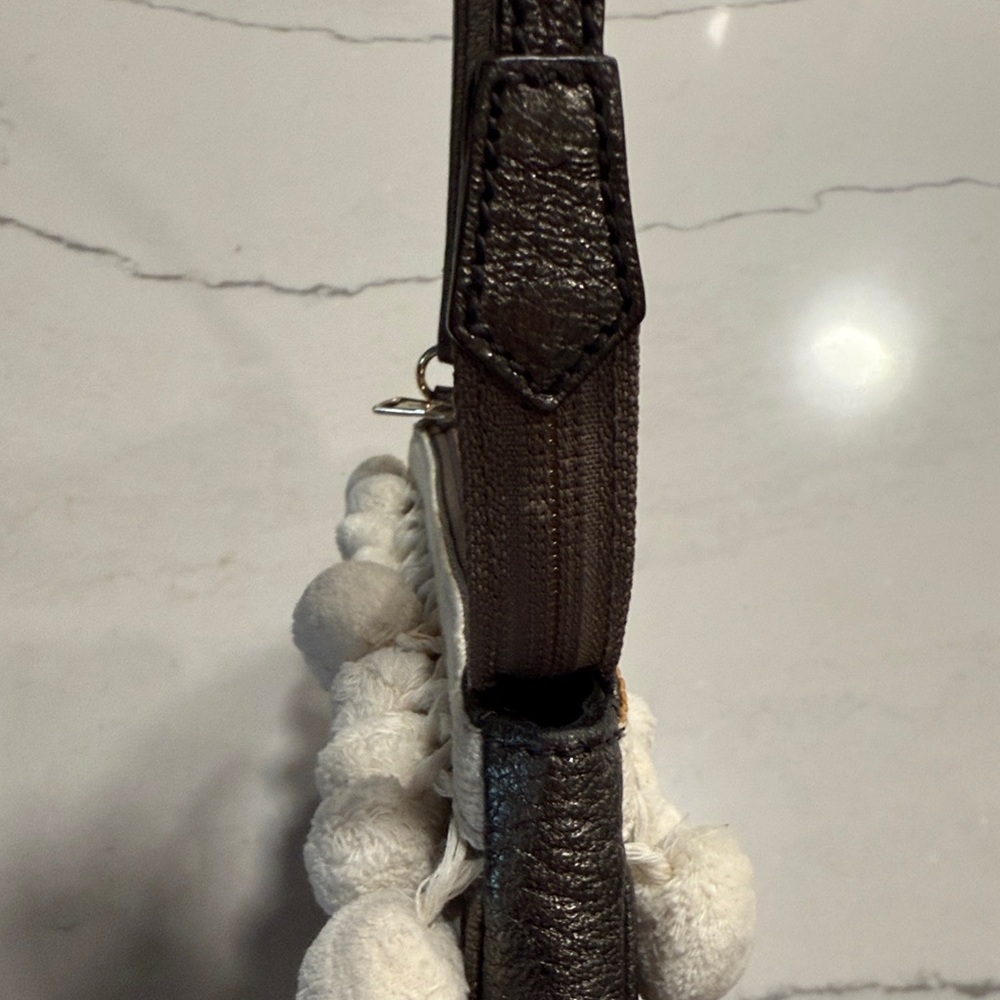 Yves Saint Laurent Pewter Leather Bag - Picture 16 of 16